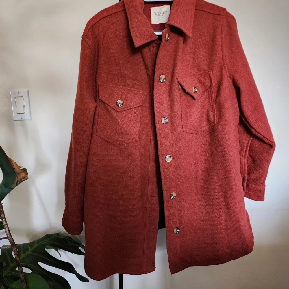 RD Style shacket - cinnamon